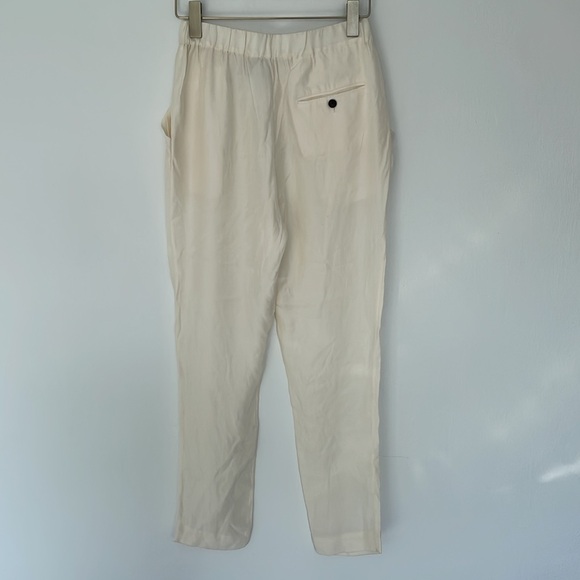 3.1 Phillip Lim Cream Draped Pocket Elasticized Waist Trousers - Picture 3 of 9